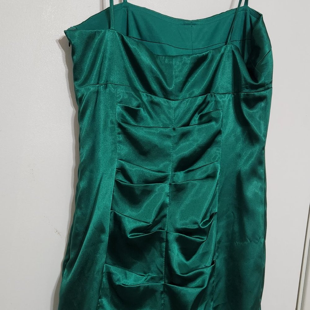 Shimmery Green cocktail dress
